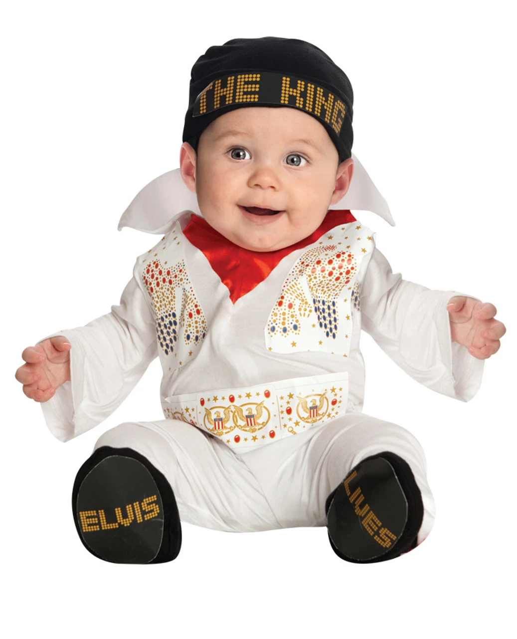 Cute Rockin Elvis Presley Infant Costume | Entertainers | Childrens Costumes 1 Cute Rockin Elvis Presley Infant Costume | Entertainers | Childrens Costumes