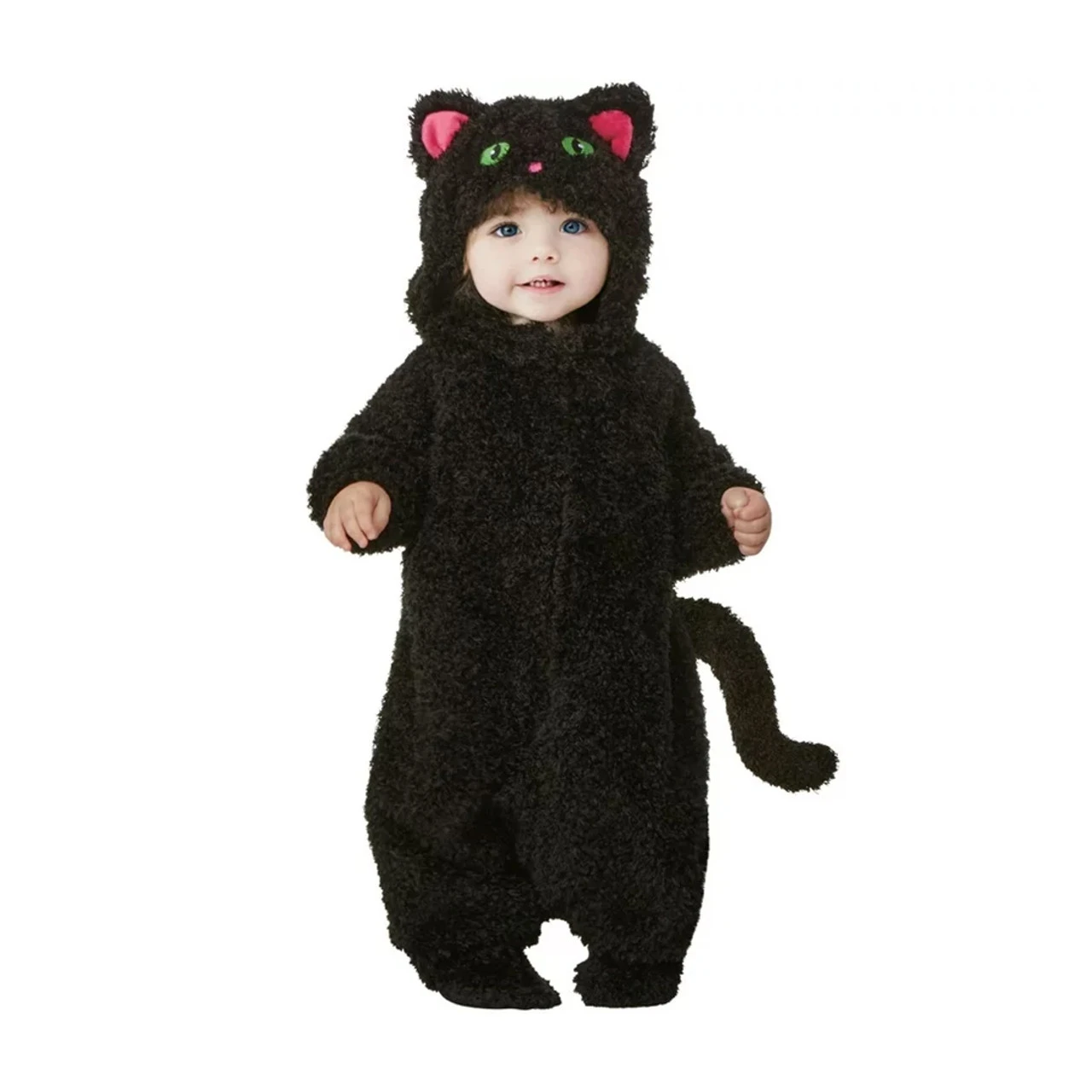 Soft Fuzzy Black Cat Costume | Animals | Childrens Costumes 1 Soft Fuzzy Black Cat Costume | Animals | Childrens Costumes