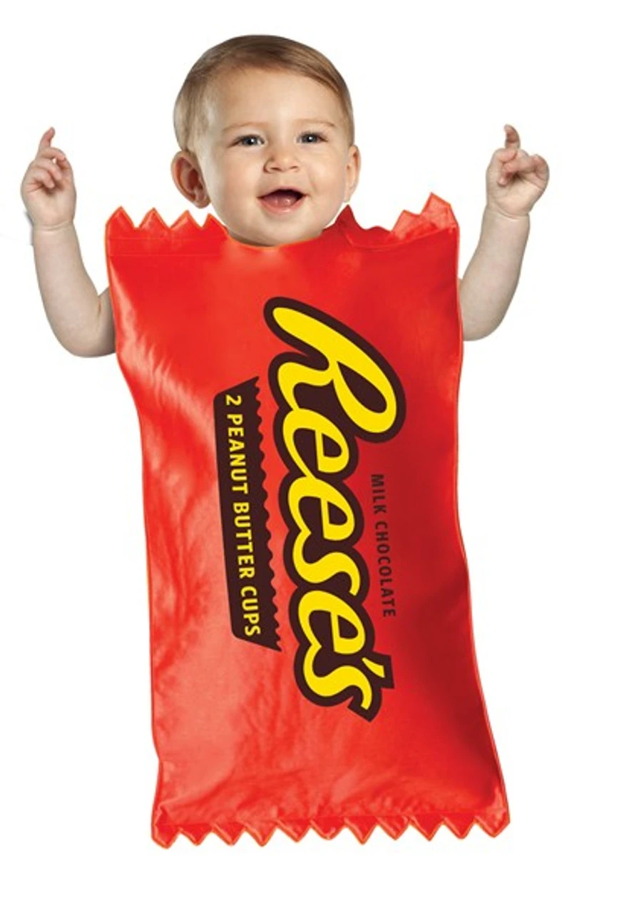 Reese Cup Bunting Infant Costume | Food | Childrens Costumes 1 Reese Cup Bunting Infant Costume | Food | Childrens Costumes
