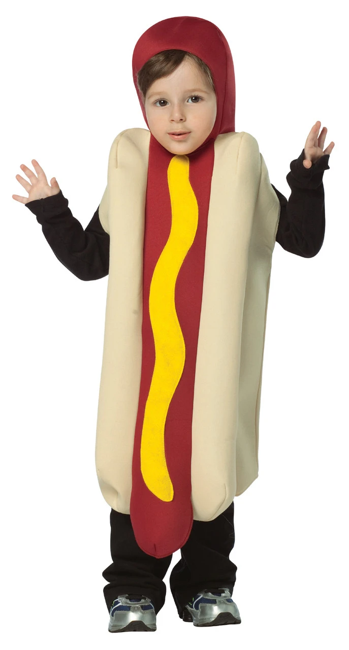 Hot Dog Toddler Costume | Food | Childrens Costumes 1 Hot Dog Toddler Costume | Food | Childrens Costumes