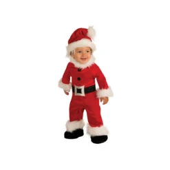 Plush Santa Romper Infant Toddler Costume | Christmas | Childrens Costumes