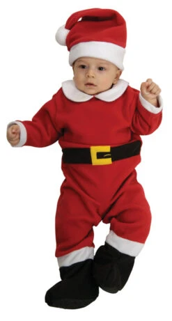 Fleece Santa Romper Infant Toddler Costume | Christmas | Childrens Costumes