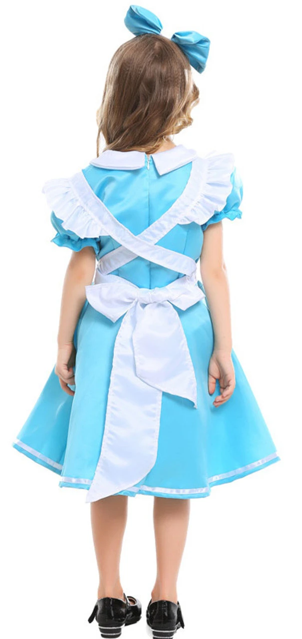 Alice In Wonderland Alice Dress | Alice In Wonderland | Childrens Costumes 3 Alice In Wonderland Alice Dress | Alice In Wonderland | Childrens Costumes - Image 3