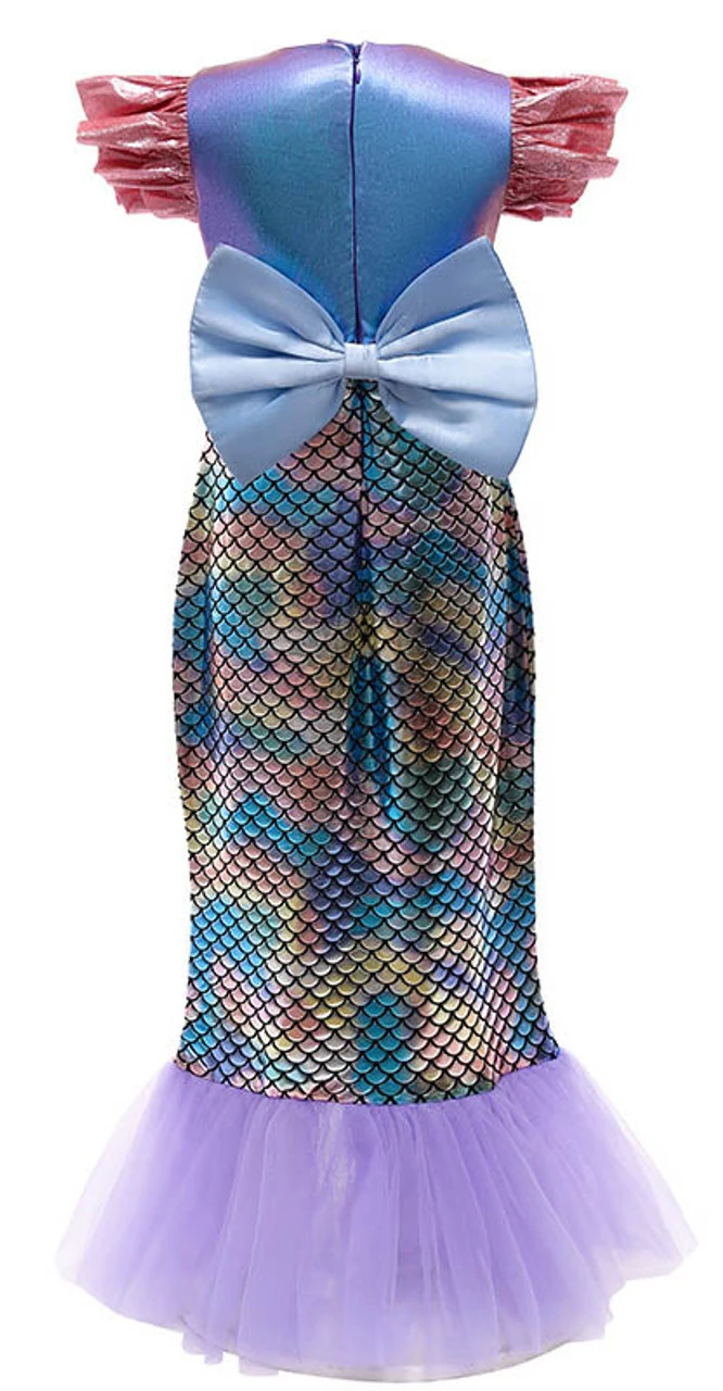 Purple Mermaid Costume | Mythical Creatures | Childrens Costumes 2 Purple Mermaid Costume | Mythical Creatures | Childrens Costumes - Image 2