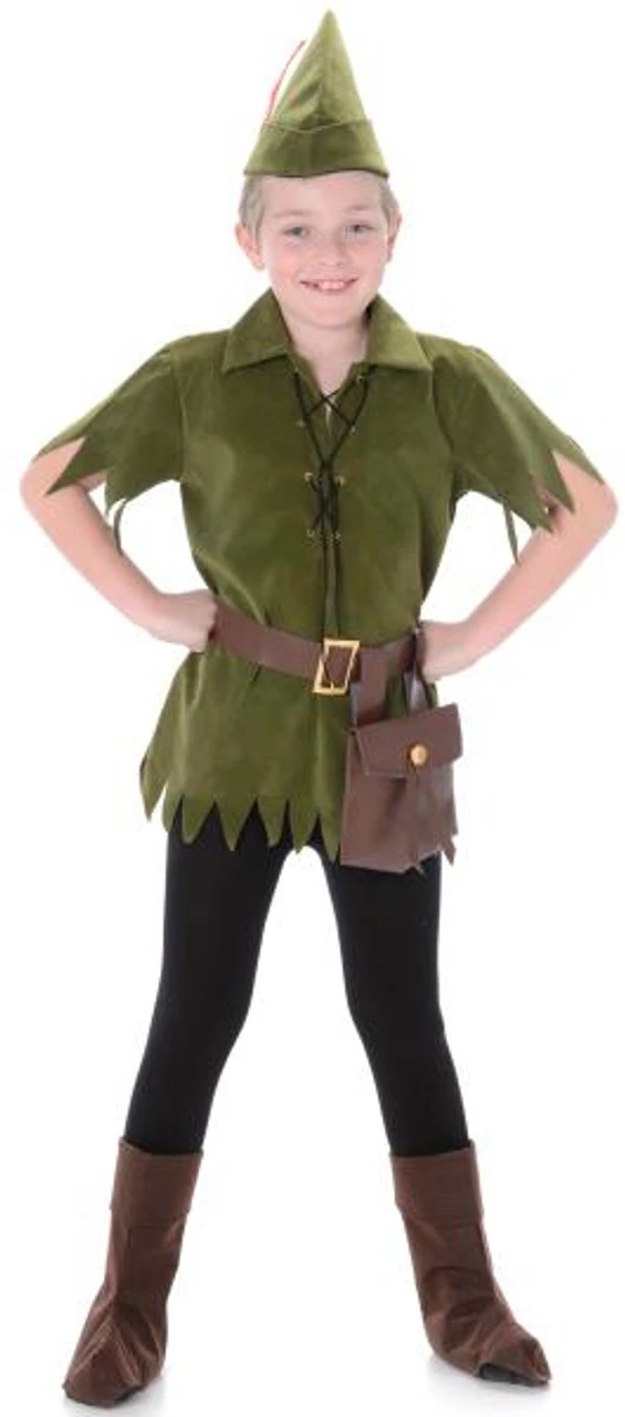 Neverland Boy Peter Pan Costume | Peter Pan | Childrens Costumes 1 Neverland Boy Peter Pan Costume | Peter Pan | Childrens Costumes