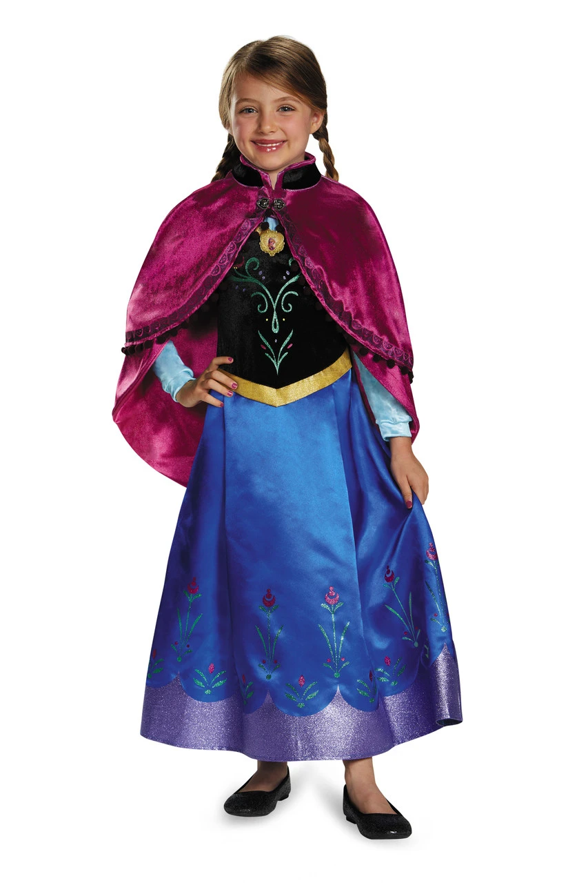 Anna Prestige Travelling Dress Frozen Costume | Frozen | Childrens Costumes 1 Anna Prestige Travelling Dress Frozen Costume | Frozen | Childrens Costumes