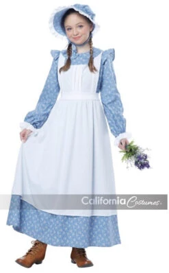 Blue Pioneer Prairie Girl Costume | Colonial | Childrens Costumes