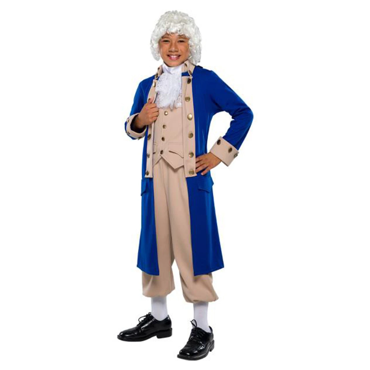George Washington Revolutionary War Costume | USA Presidents | Childrens Costumes 1 George Washington Revolutionary War Costume | USA Presidents | Childrens Costumes