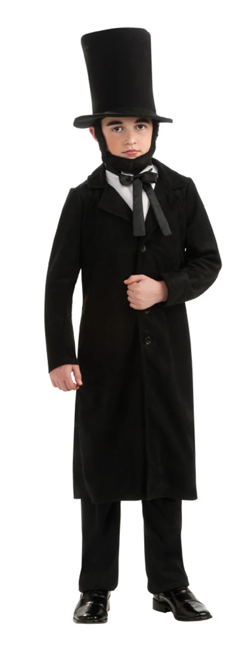 Abraham Lincoln American President Costume | USA | Childrens Costumes 1 Abraham Lincoln American President Costume | USA | Childrens Costumes