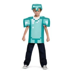 Minecraft Diamond Armour Costume | Minecraft | Childrens Costumes
