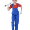 Super Mario Inspired Red Plumber Costume | Super Mario Bros | Childrens Costumes
