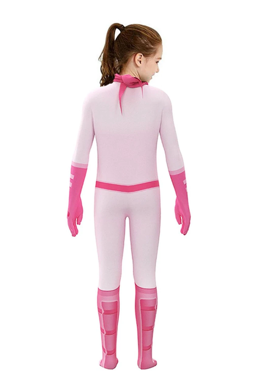 Princess Peach Pink Racing Jumpsuit | Super Mario Bros | Childrens Costumes 2 Princess Peach Pink Racing Jumpsuit | Super Mario Bros | Childrens Costumes - Image 2