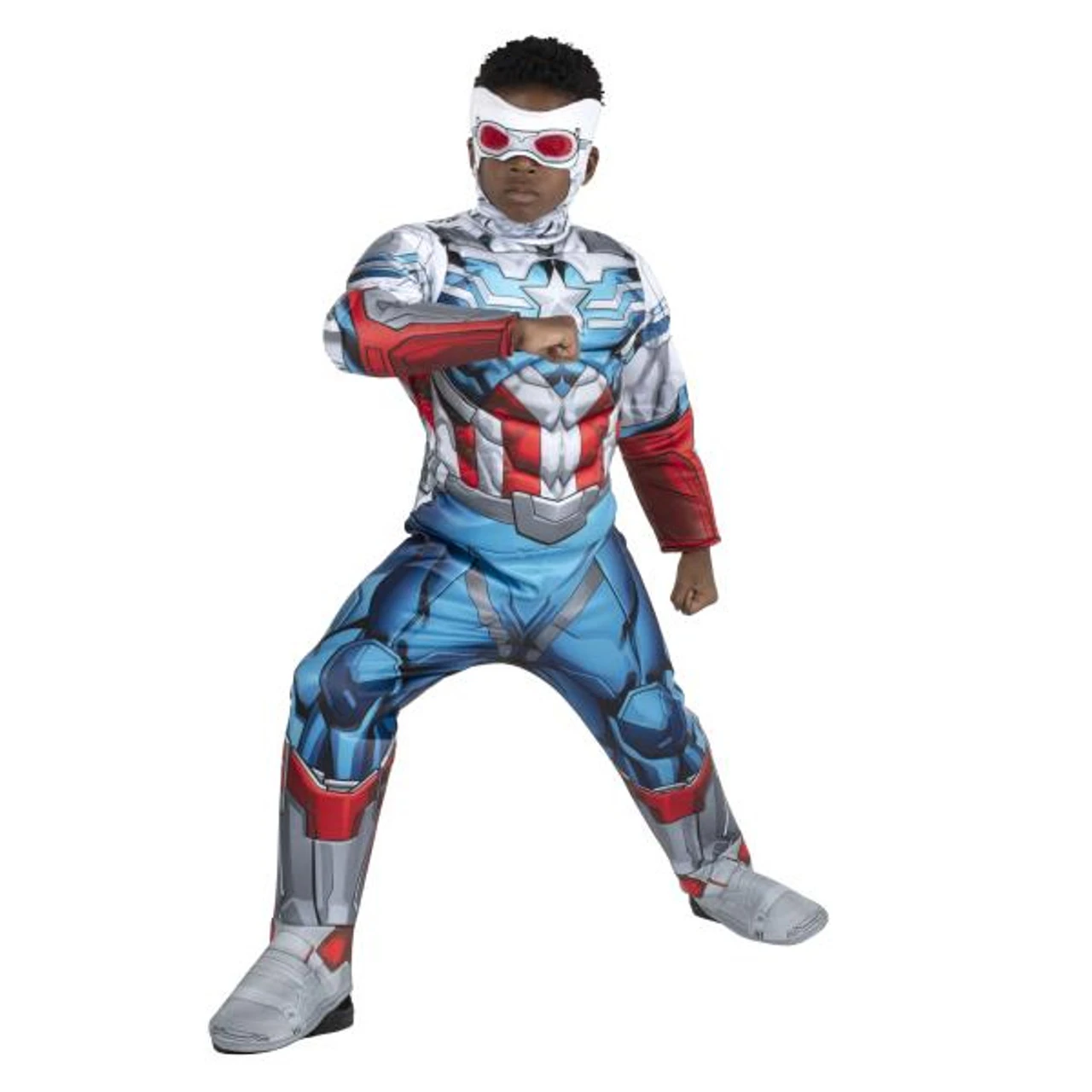 Marvel Capt America Sam Wilson Costume | Marvel | Childrens Costumes 1 Marvel Capt America Sam Wilson Costume | Marvel | Childrens Costumes