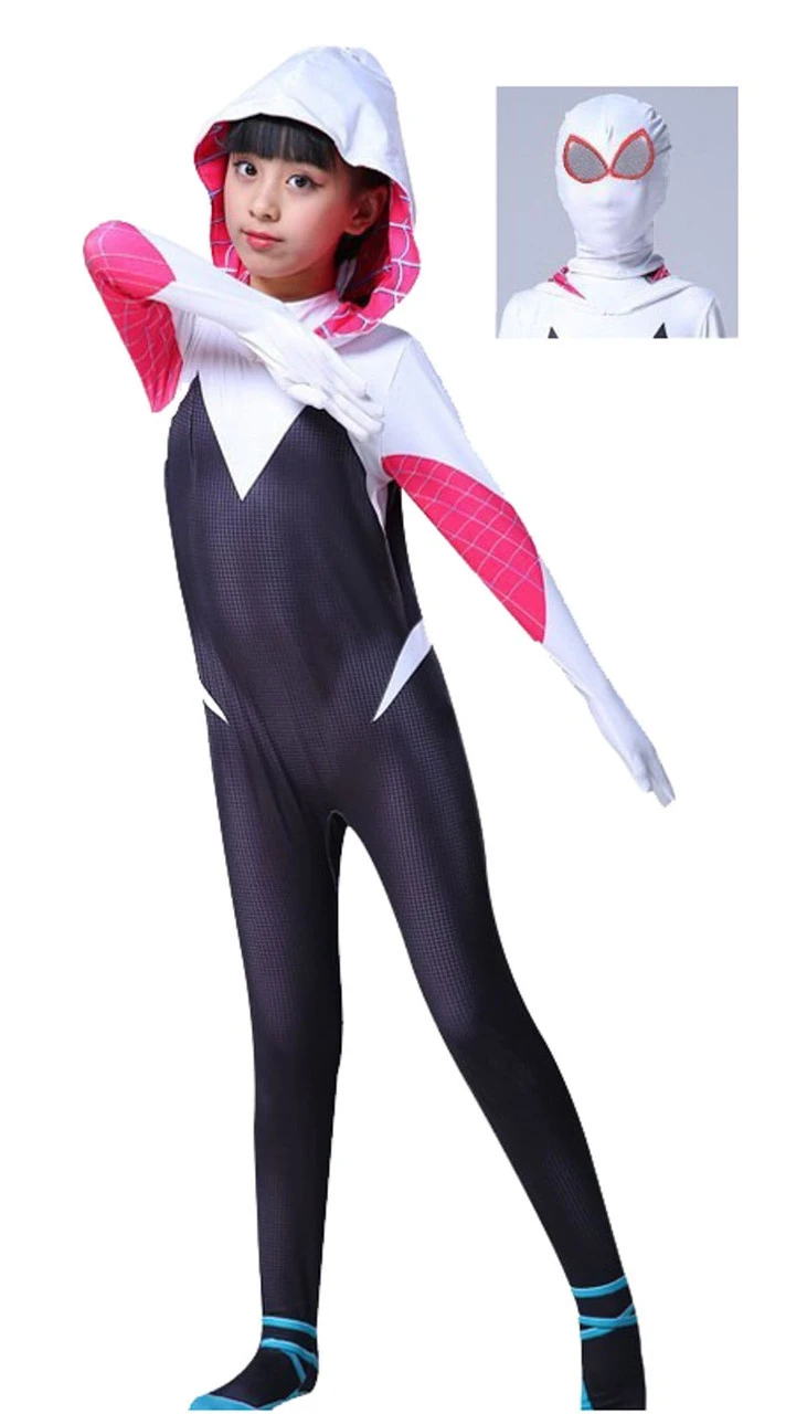 Marvel Spider-Gwen Costume | Marvel | Childrens Costumes 1 Marvel Spider-Gwen Costume | Marvel | Childrens Costumes