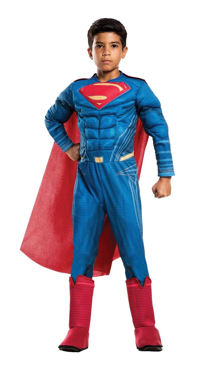 DC Justice League Superman Costume | DC | Childrens Costumes 1 DC Justice League Superman Costume | DC | Childrens Costumes