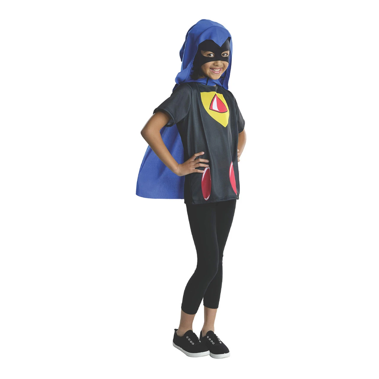DC Teen Titans Go Raven Costume Top Kit | DC | Childrens Costumes 1 DC Teen Titans Go Raven Costume Top Kit | DC | Childrens Costumes