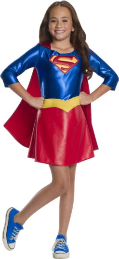DC Super Hero Girls Supergirl Dlx Costume | DC | Childrens Costumes
