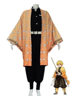 Demon Slayer Zenitsu Agatsuma Kimono Costume | Demon Slayer | Childrens Costumes