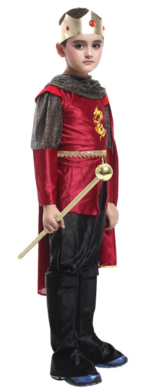Knight King Kid Costume | Medieval | Childrens Costumes 3 Knight King Kid Costume | Medieval | Childrens Costumes - Image 3