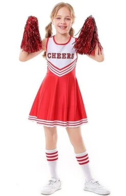 Red Cheerleader Uniform | Jobs | Childrens Costumes