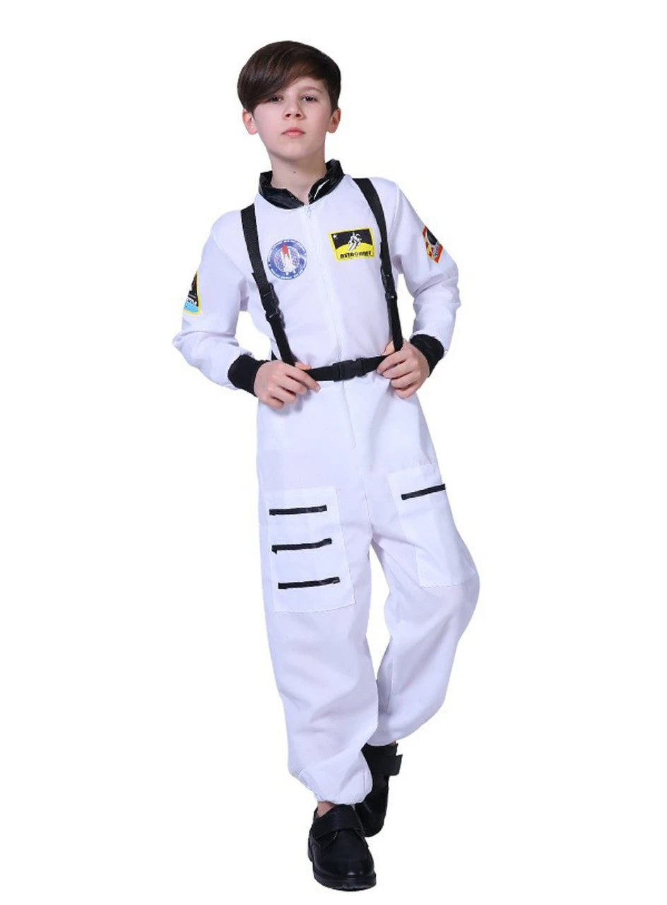 White Astronaut Jumpsuit | Jobs | Childrens Costumes 1 White Astronaut Jumpsuit | Jobs | Childrens Costumes