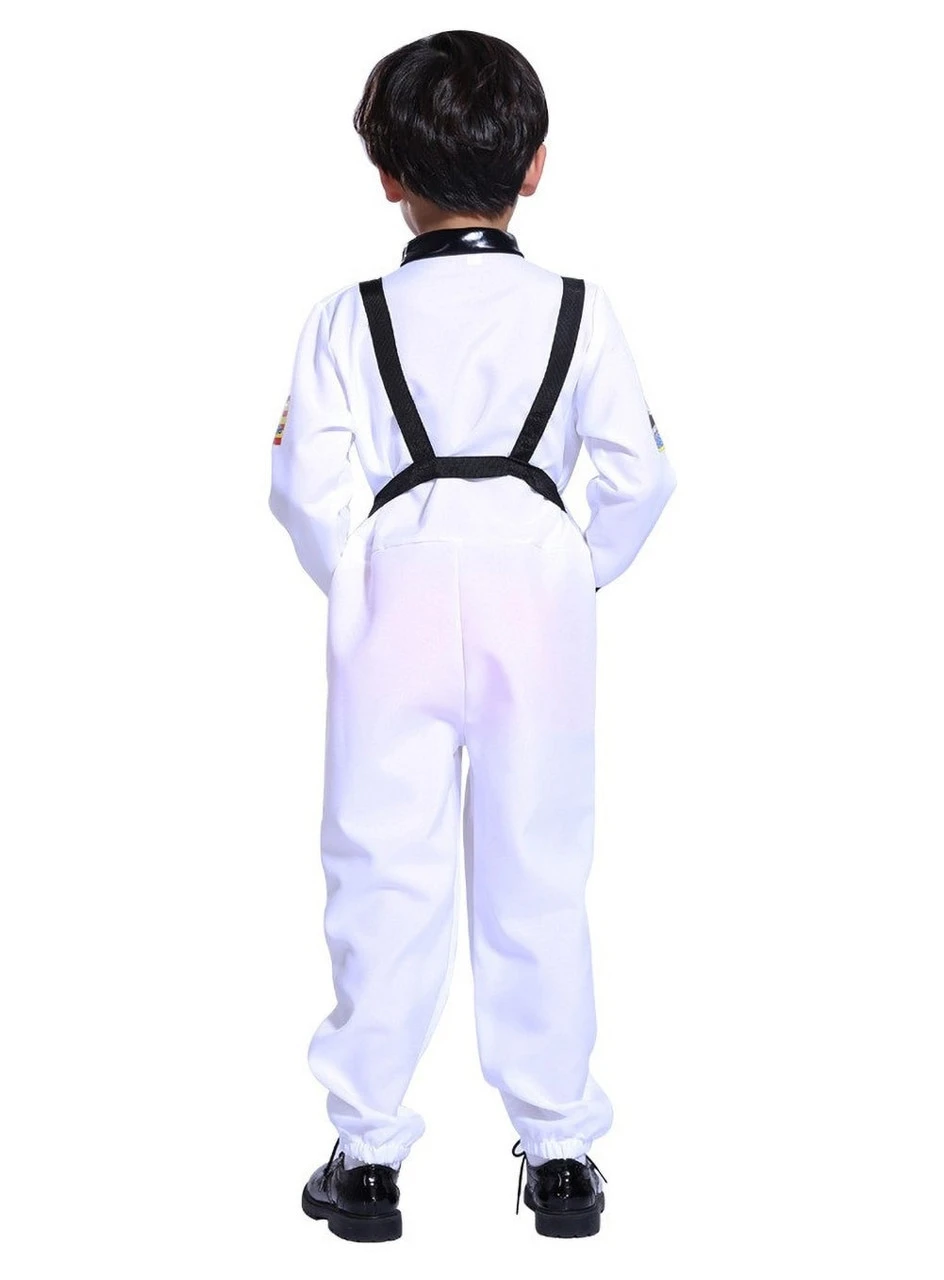 White Astronaut Jumpsuit | Jobs | Childrens Costumes 2 White Astronaut Jumpsuit | Jobs | Childrens Costumes - Image 2