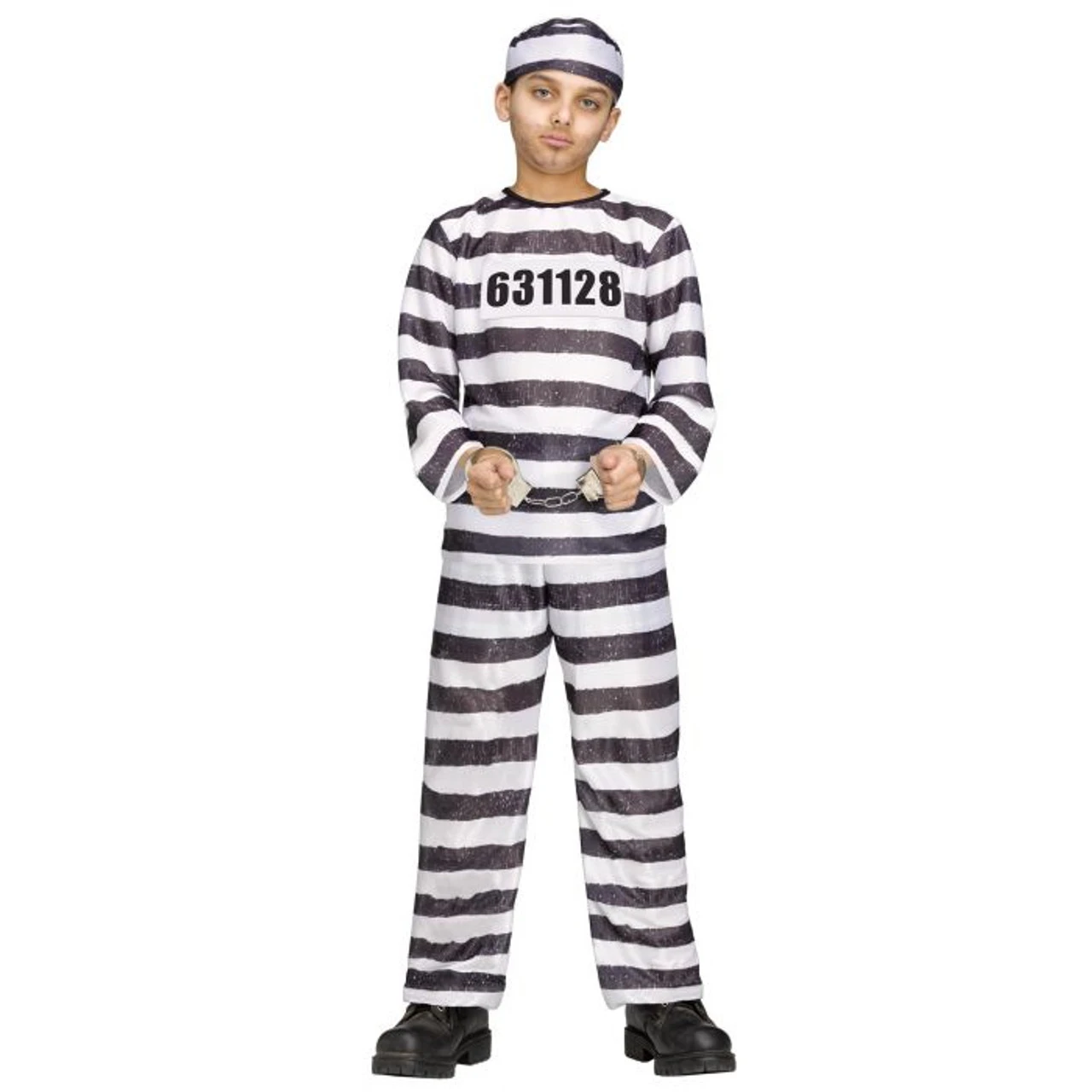 Striped Jailbird Prisoner Costume | Jobs | Childrens Costumes 1 Striped Jailbird Prisoner Costume | Jobs | Childrens Costumes