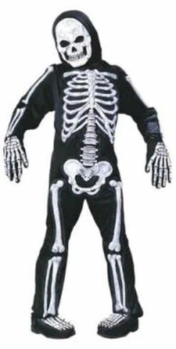 White Totally Skele-Bones Costume | Halloween | Childrens Costumes