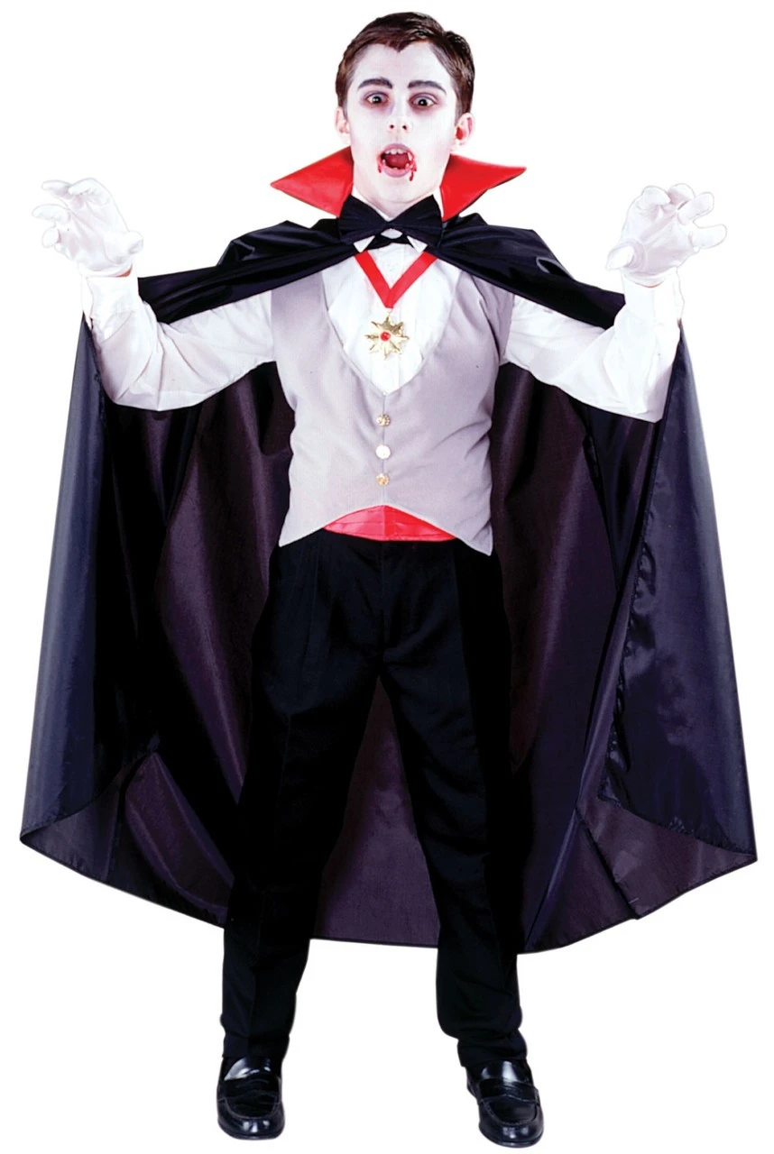Classic Vampire Dracula Costume | Classic Monsters | Childrens Costumes 1 Classic Vampire Dracula Costume | Classic Monsters | Childrens Costumes