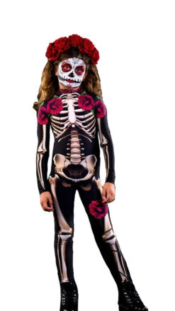 Day Of The Dead Bodysuit | Halloween | Childrens Costumes