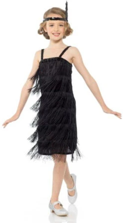 20s Black Flapper Dress Gatsby Costume | 1920s | Childrens Costumes