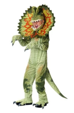 Green Dilophosaurus Dinosaur Costume | Animals | Childrens Costumes