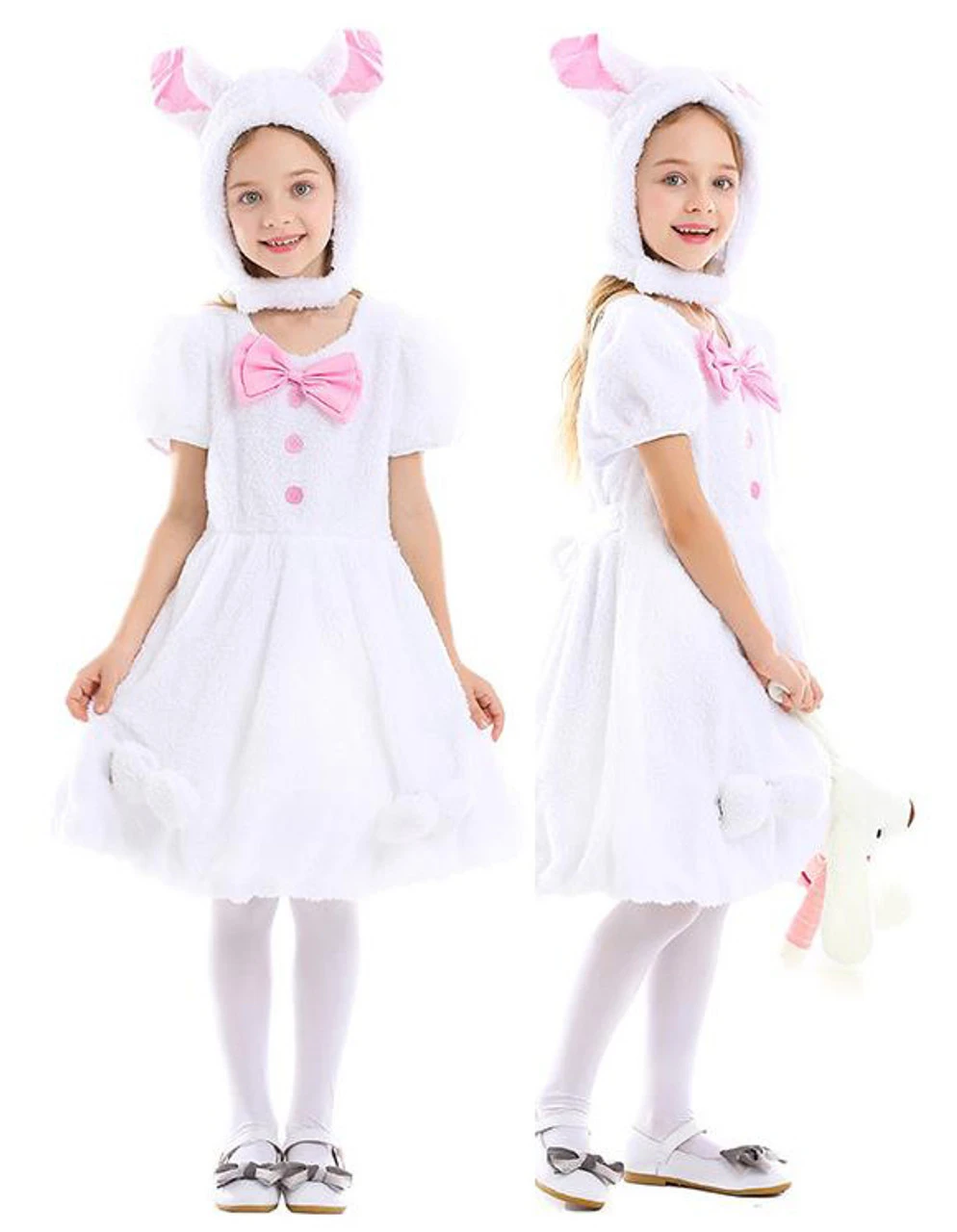 Plush Bunny Dress | Animals | Childrens Costumes 3 Plush Bunny Dress | Animals | Childrens Costumes - Image 3