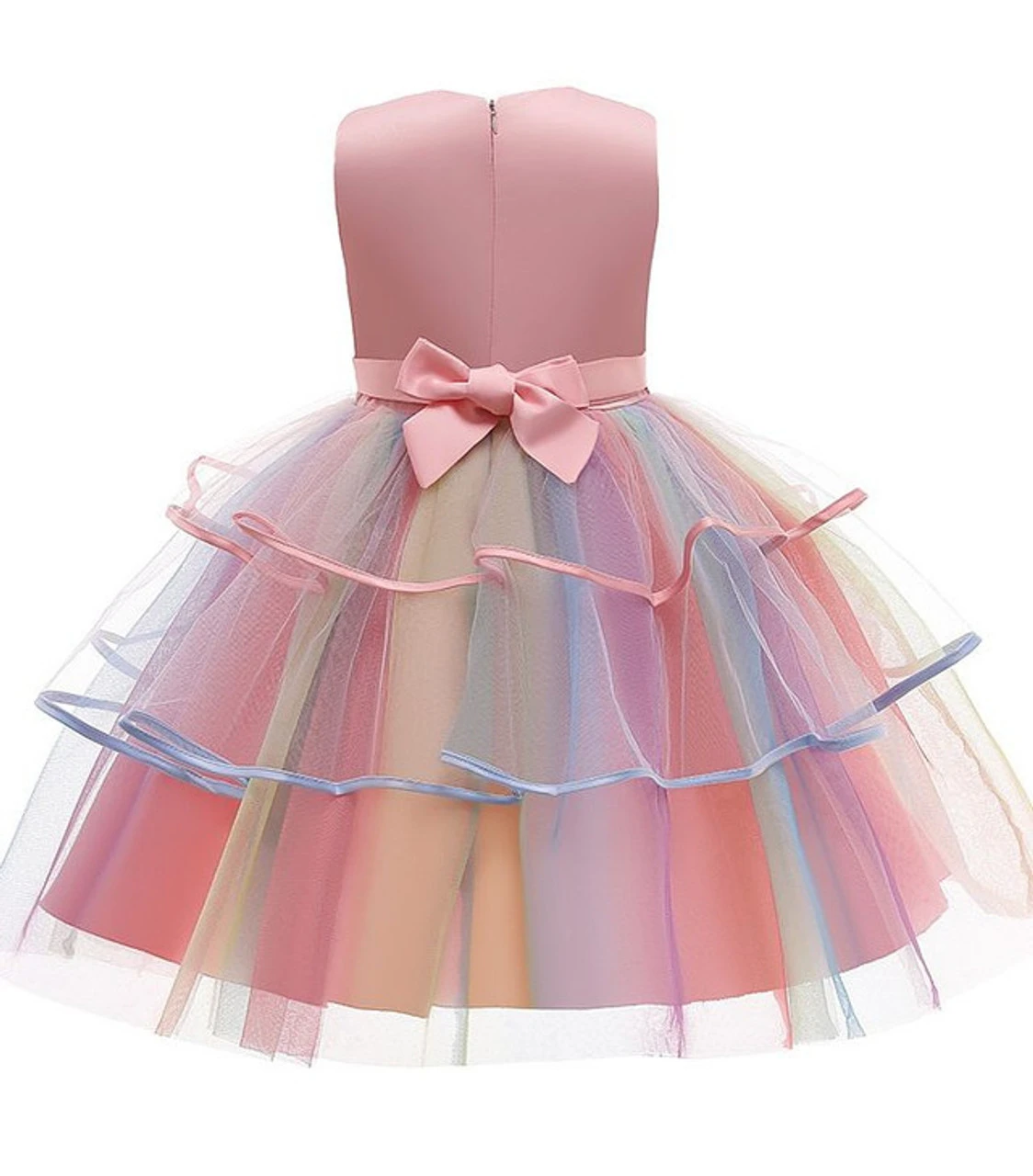 Pretty Pink Unicorn Tulle Dress | Mythical Creatures | Childrens Costumes 2 Pretty Pink Unicorn Tulle Dress | Mythical Creatures | Childrens Costumes - Image 2
