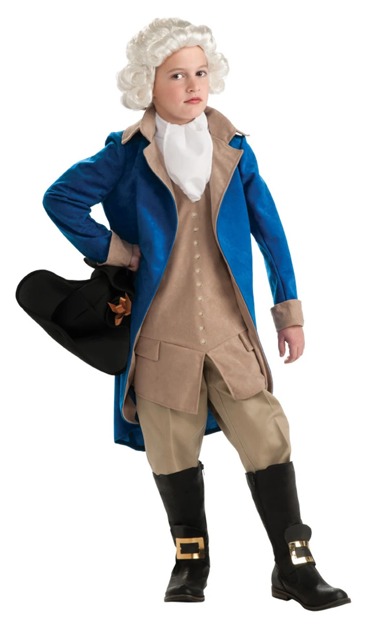 George Washington Costume | USA | Childrens Costumes 1 George Washington Costume | USA | Childrens Costumes