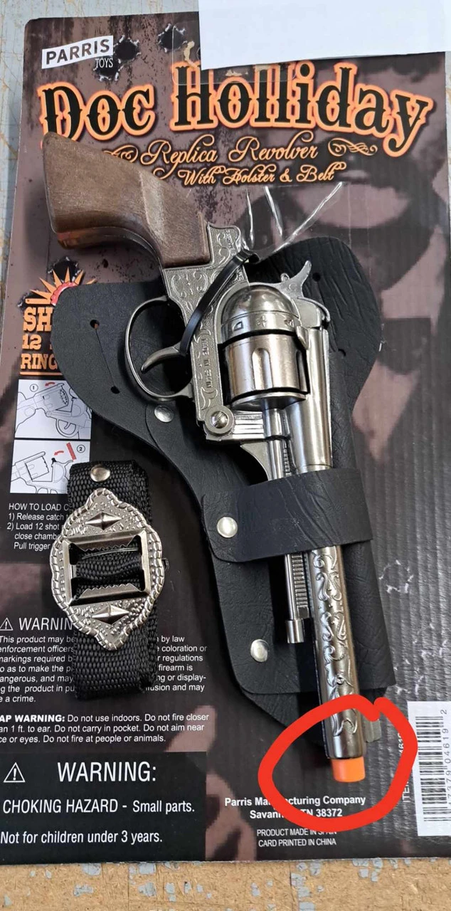 Doc Holliday Western Revolver And Holster | Western | Props And Play Weapons 2 Doc Holliday Western Revolver And Holster | Western | Props And Play Weapons - Image 2