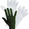Short Theatrical Gloves In Black And White | Gloves | Accessories