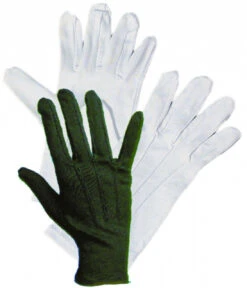 Short Theatrical Gloves In Black And White | Gloves | Accessories