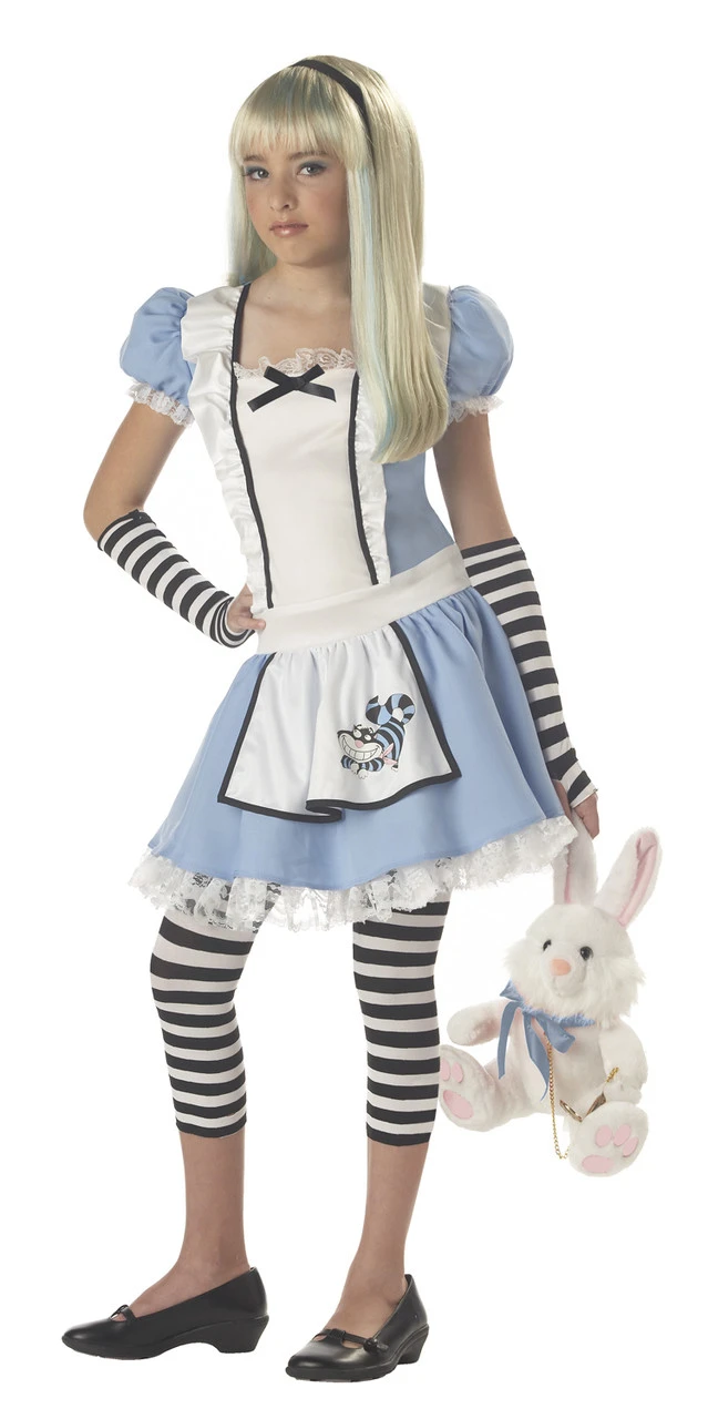 Alice In Wonderland Punk Alice Tween Costume | Alice In Wonderland | Childrens Costumes 1 Alice In Wonderland Punk Alice Tween Costume | Alice In Wonderland | Childrens Costumes