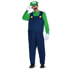 Super Mario Luigi Dlx Teen Costume | Super Mario Bros | Childrens Costumes