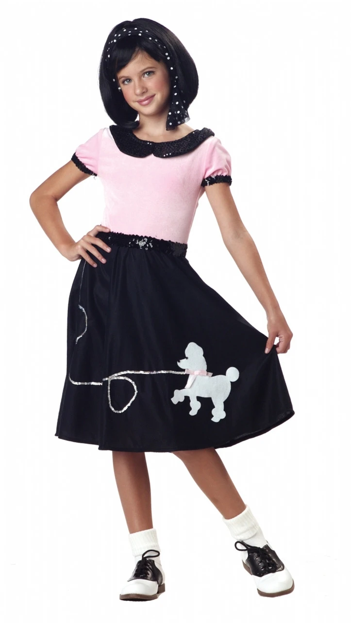 50s Sock Hop Poodle Skirt Costume | 1950s | Childrens Costumes 1 50s Sock Hop Poodle Skirt Costume | 1950s | Childrens Costumes