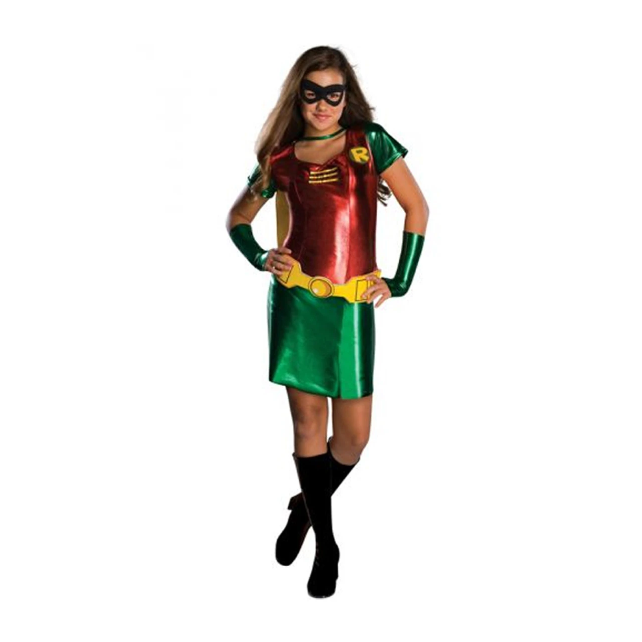 Robin Body-Con Dress Teen Costume | DC | Childrens Costumes 1 Robin Body-Con Dress Teen Costume | DC | Childrens Costumes