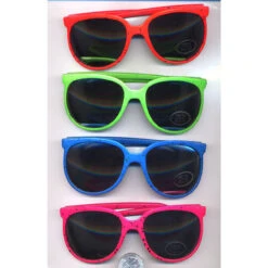 80s Neon Splatter Wafarer Sunglasses | 1980s | Glasses And Sunglasses