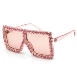 Elton John Style Pink Jeweled Sunglasses | Entertainment | Glasses And Sunglasses