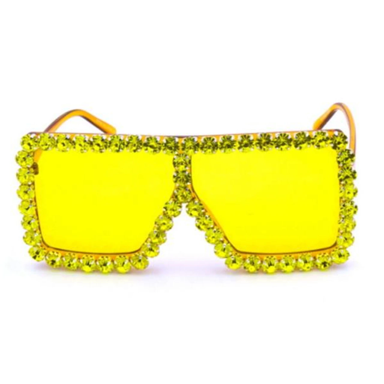 Elton John Style Yellow Jeweled Sunglasses | Entertainment | Glasses And Sunglasses 1 Elton John Style Yellow Jeweled Sunglasses | Entertainment | Glasses And Sunglasses