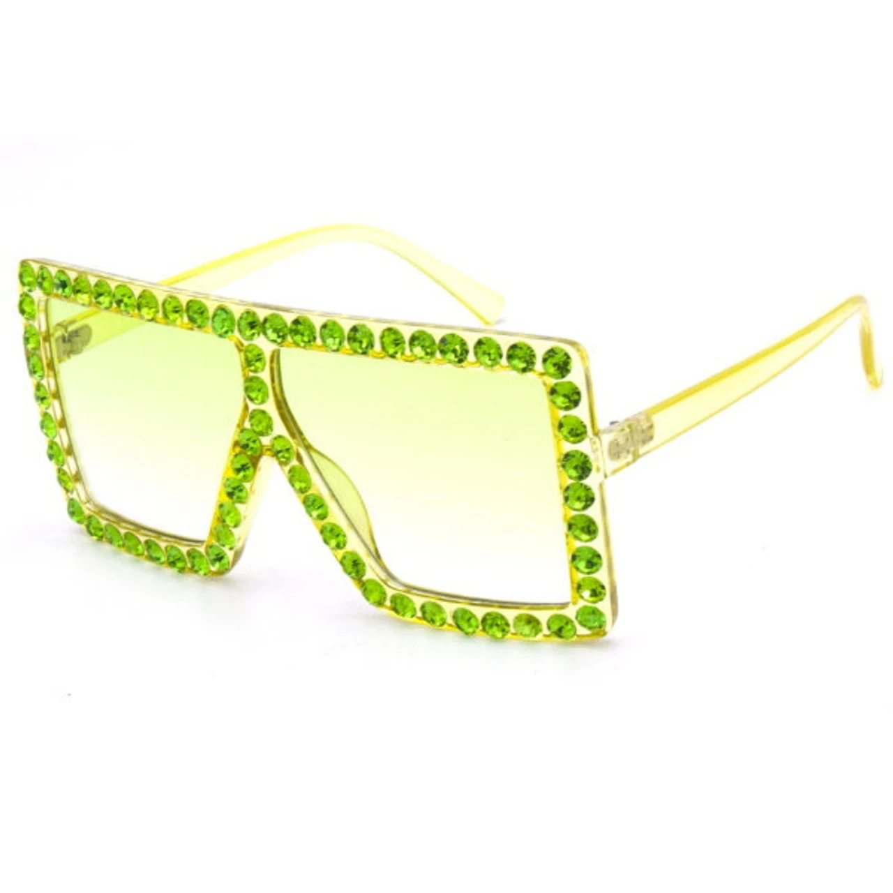Elton Glasses Green With Green Gems | Entertainment | Glasses And Sunglasses 1 Elton Glasses Green With Green Gems | Entertainment | Glasses And Sunglasses