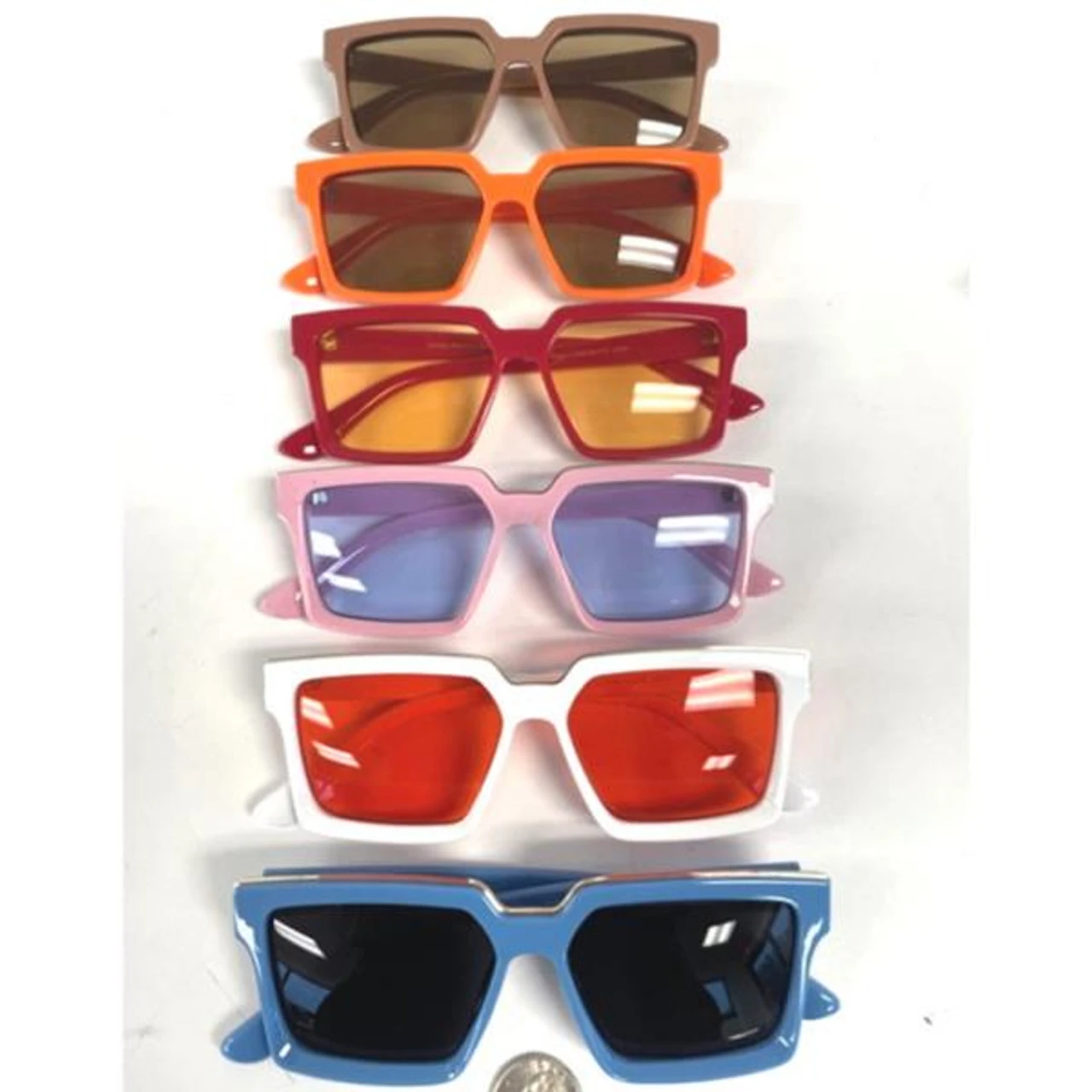 Thick Framed Square Coloured Framed Glasses | Glasses | Glasses And Sunglasses 1 Thick Framed Square Coloured Framed Glasses | Glasses | Glasses And Sunglasses