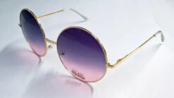 Joplin Ombre Lens Dark Blue Pink Sunglasses | 1970s | Glasses And Sunglasses