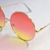Joplin Ombre Lens Pink Yellow Sunglasses | 1970s | Glasses And Sunglasses