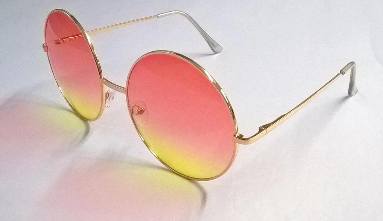 Joplin Ombre Lens Pink Yellow Sunglasses | 1970s | Glasses And Sunglasses 1 Joplin Ombre Lens Pink Yellow Sunglasses | 1970s | Glasses And Sunglasses